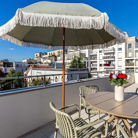 Apartment Guestready - Spacious Flat With Furnished Terrace Villejuif